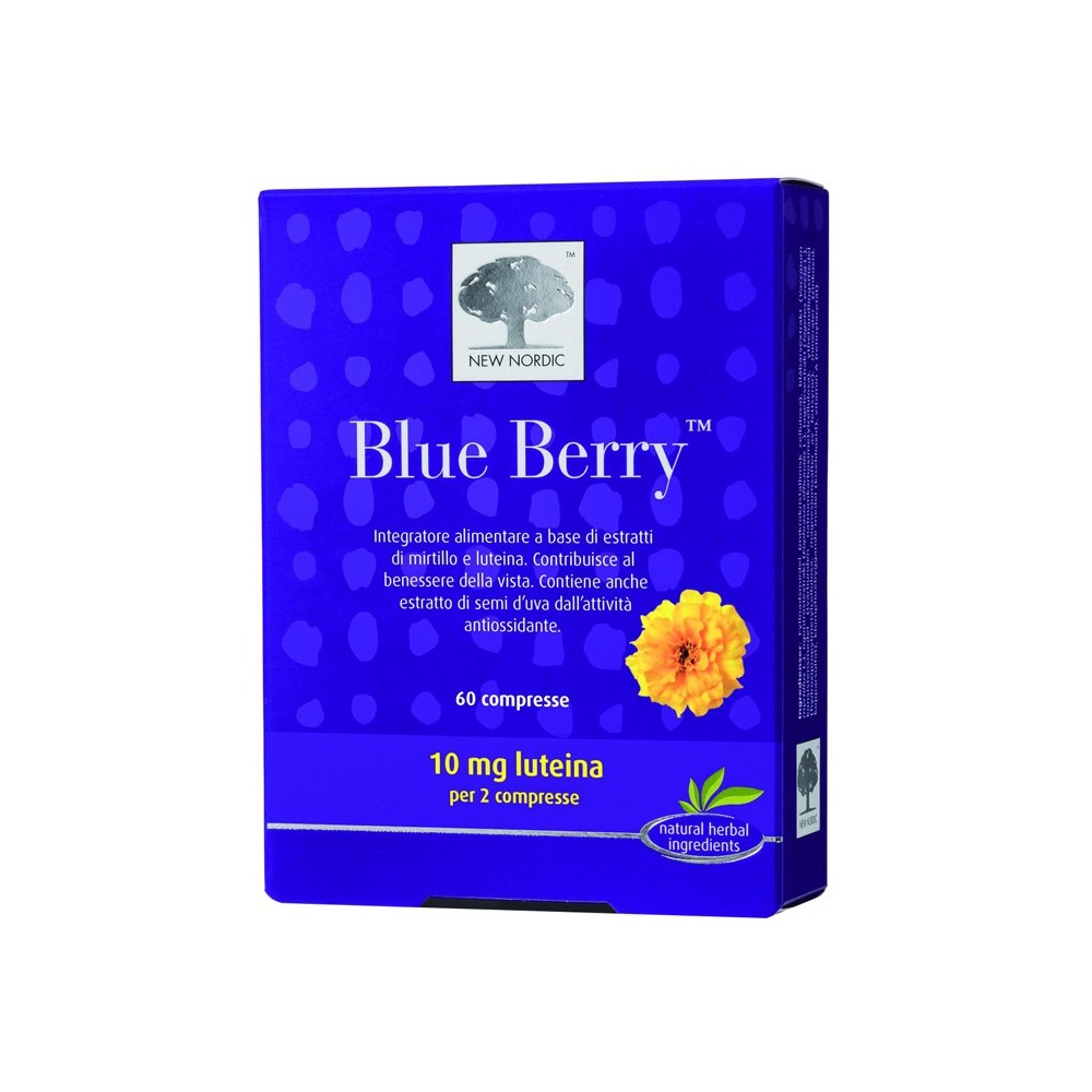 BLUE BERRY integratore alimentare 60 compresse New Nordic