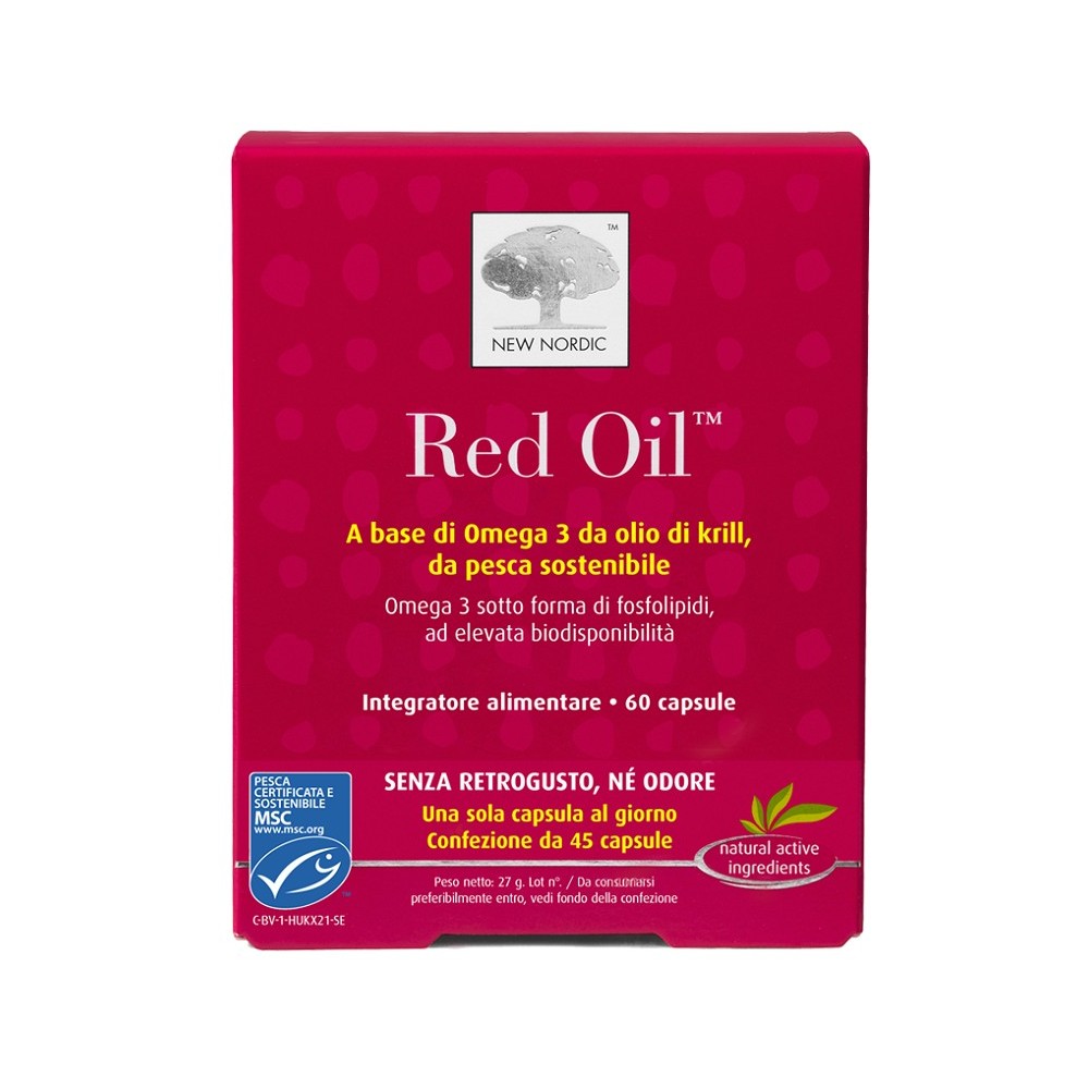 RED OIL integratore alimentare 60 capsule New Nordic