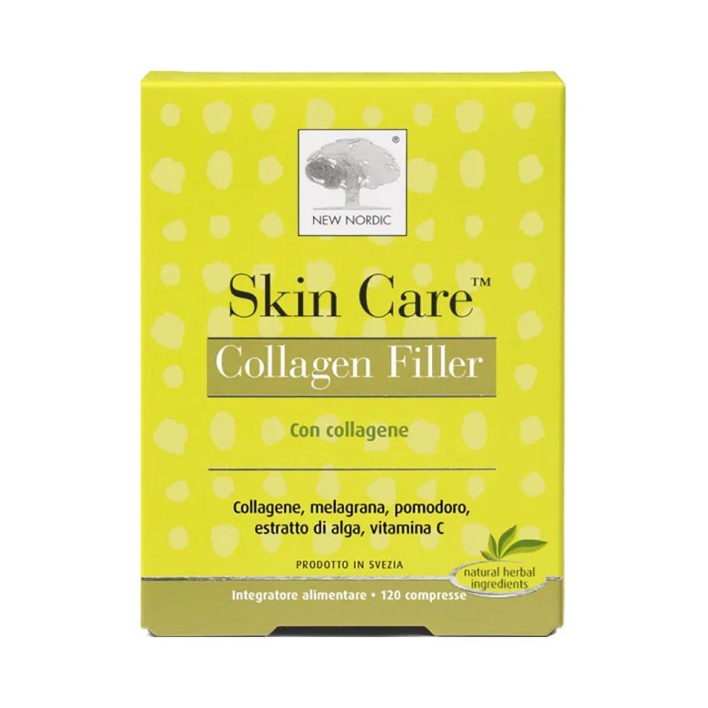 SKIN CARE COLLAGEN FILLER integratore alimentare 120 compresse New Nordic