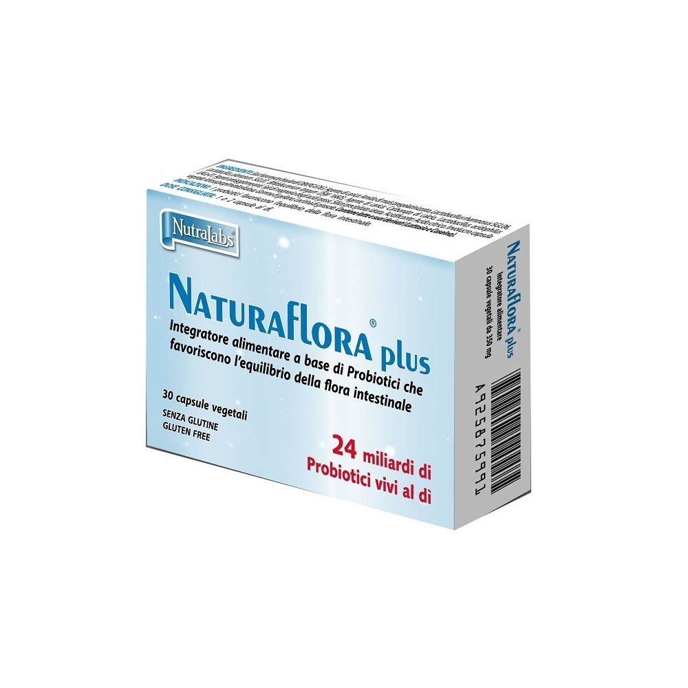 NATURAFLORA PLUS integratore alimentare 30 capsule Nutralabs