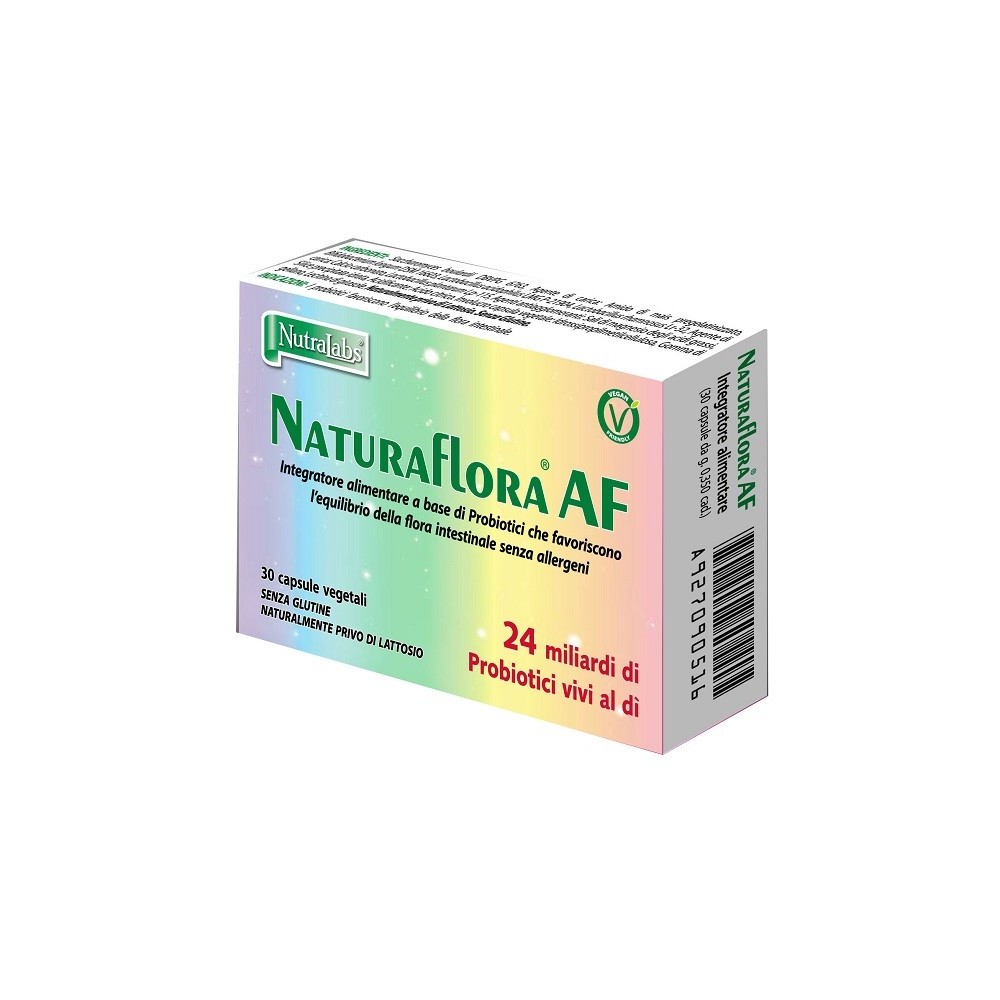 NATURAFLORA AF integratore alimentare 30 capsule vegetali Nutralabs