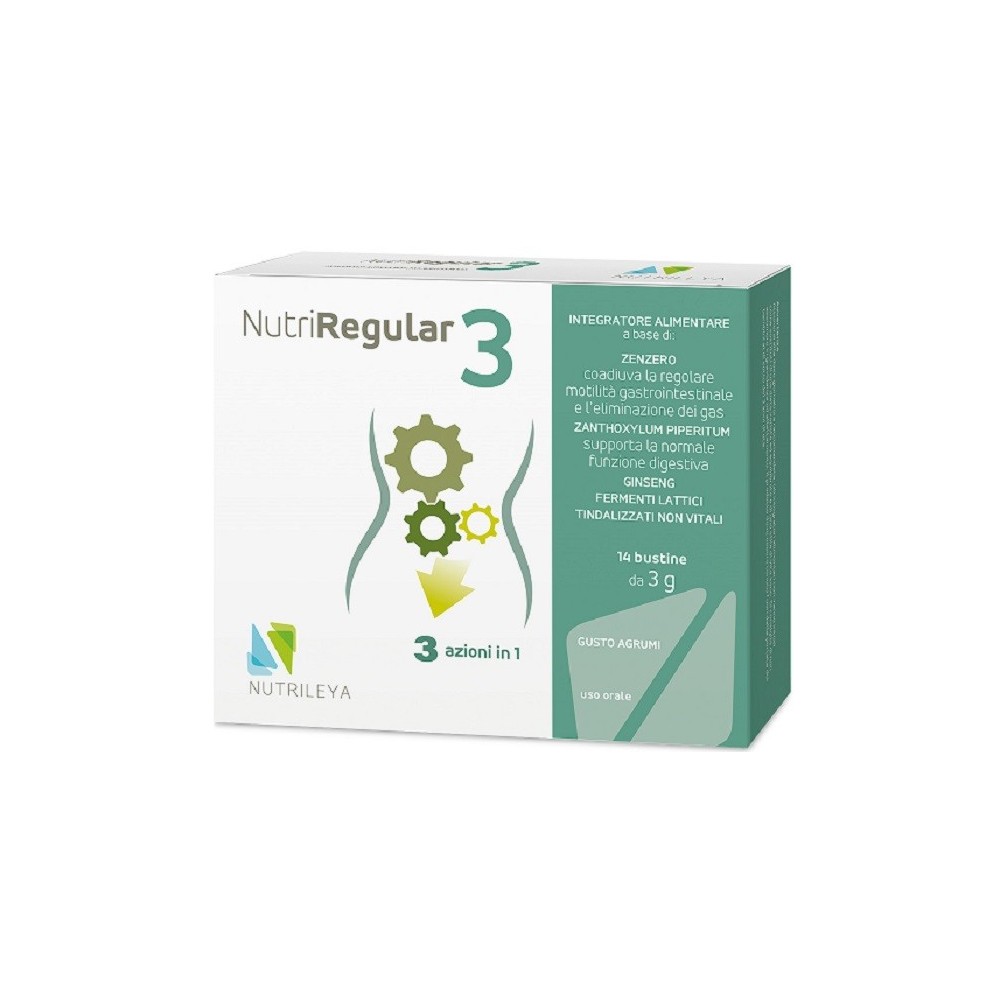 NUTRIREGULAR 3 integratore alimentare 14 bustine Nutrileya