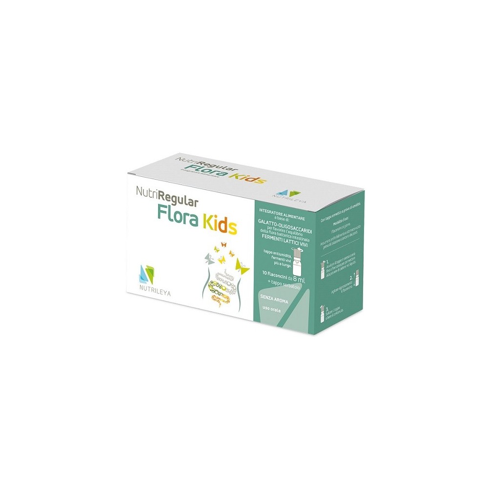 NUTRIREGULAR FLORA KIDS 10 FLACONCINI