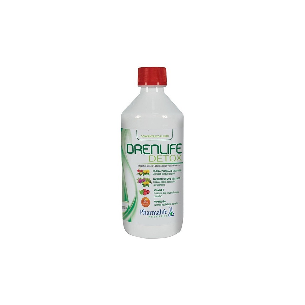 Drenlife Detox Concentrato Fluido integratore alimentare 500 ml Pharmalife