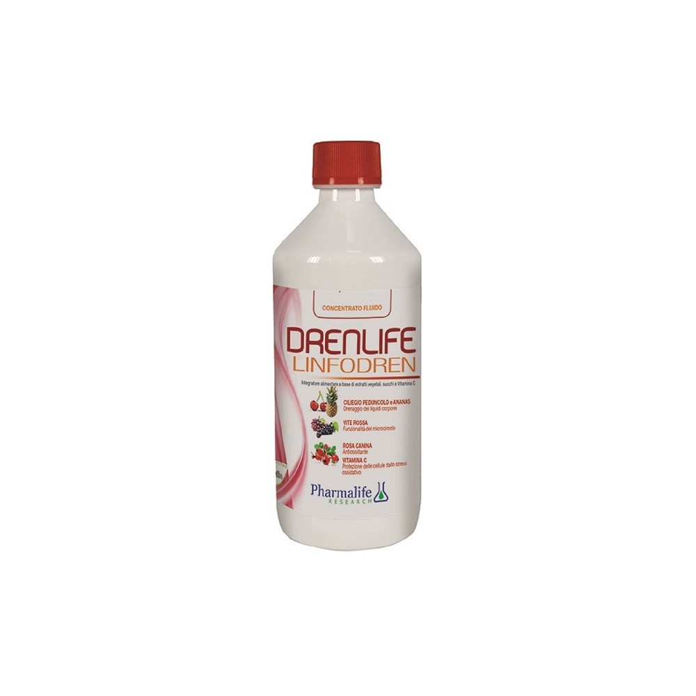 Drenlife Linfodren Concentrato Fluido integratore alimentare 500 ml Pharmalife