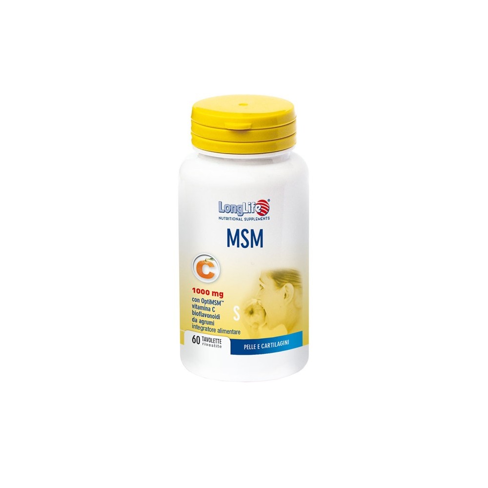 MSM integratore 60 tavolette Long Life