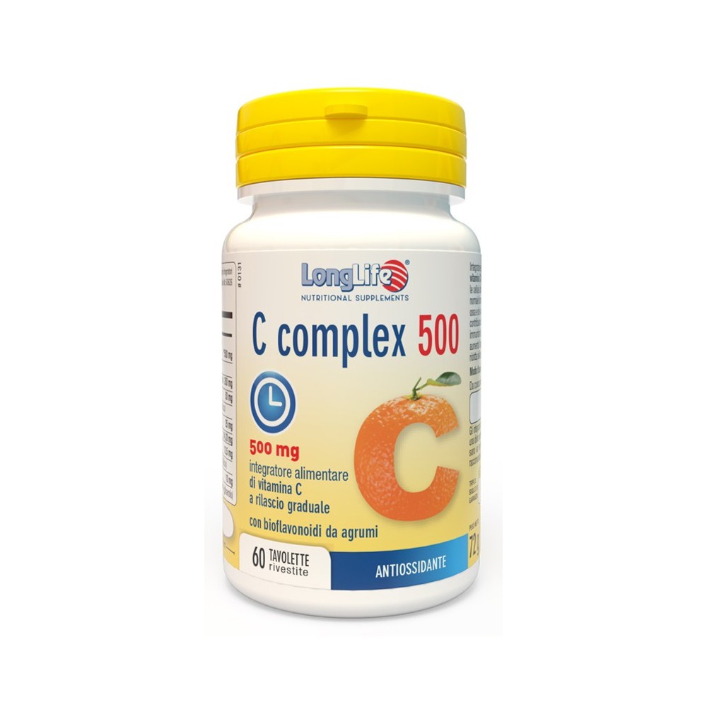 C COMPLEX 500 T/R integratore alimentare 60 tavolette Long Life