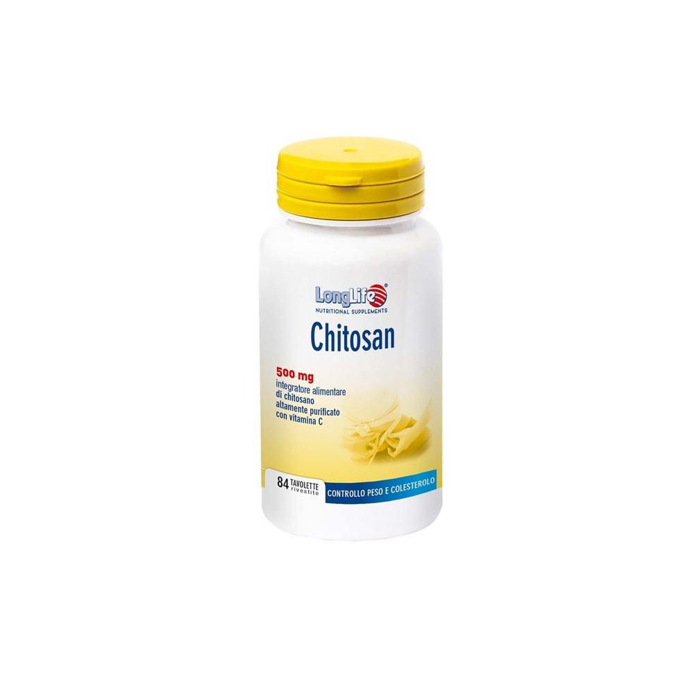 CHITOSAN integratore alimentare 84 tavolette Long Life