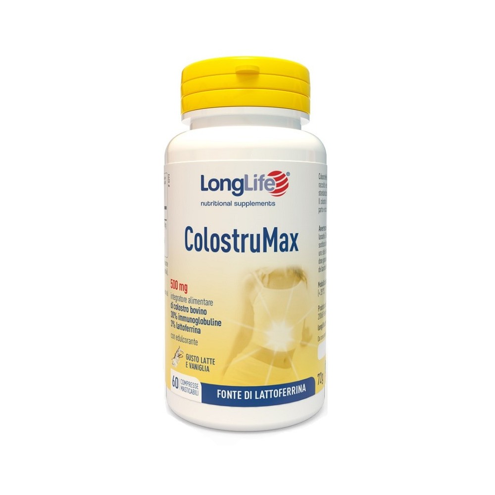 COLOSTRUMAX integratore alimentare 60 compresse masticabili Long Life