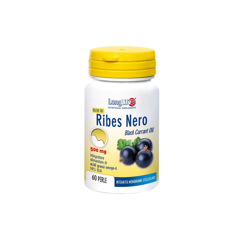 OLIO DI RIBES NERO integratore alimentare 60 perle Long Life