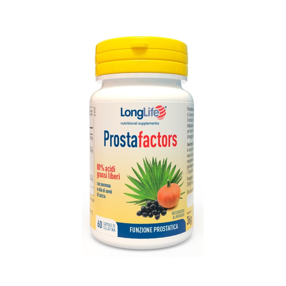 PROSTA FACTORS integratore alimentare 60 capsule Long Life