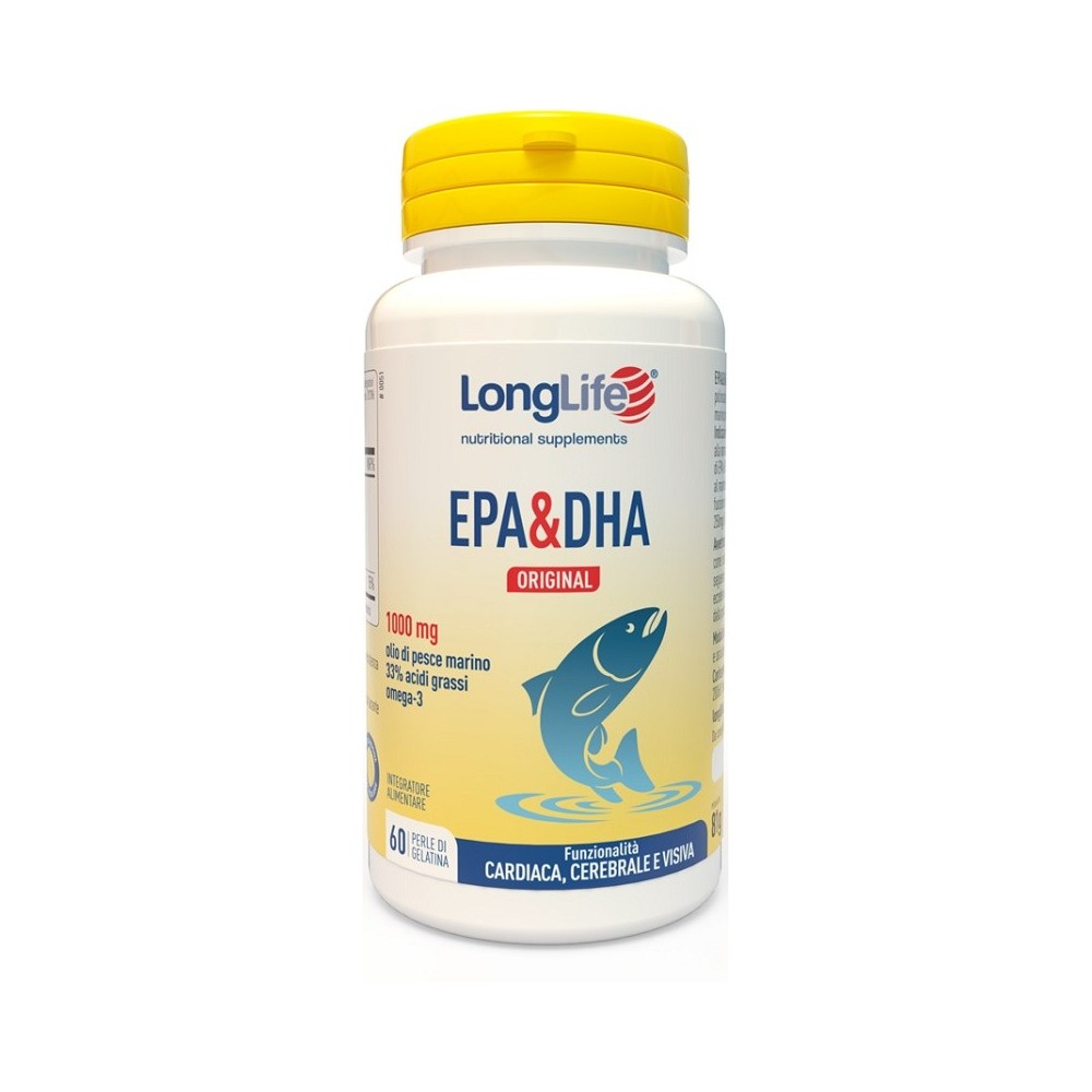 EPA DHA ORIGINAL integratore alimentare 60 perle Long Life