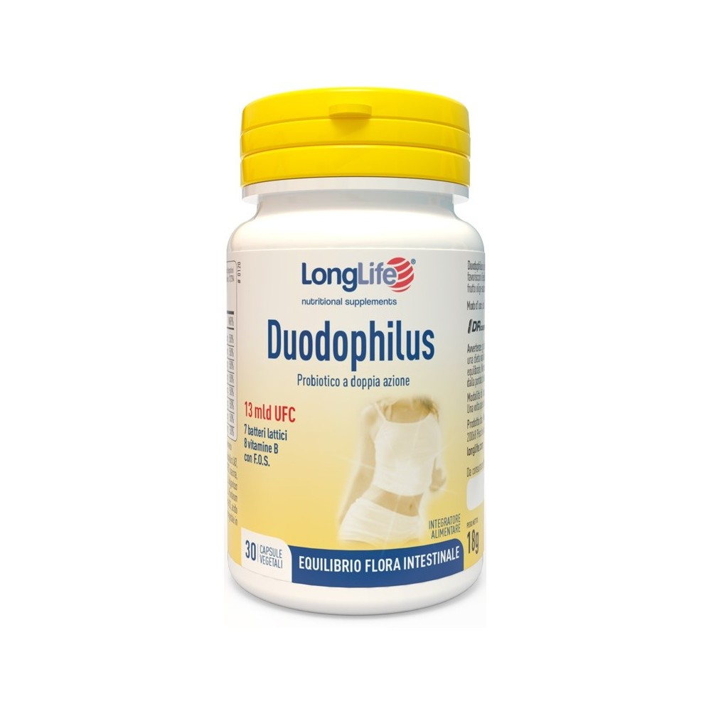 DUO DOPHILUS integratore alimentare 30 tavolette Long Life