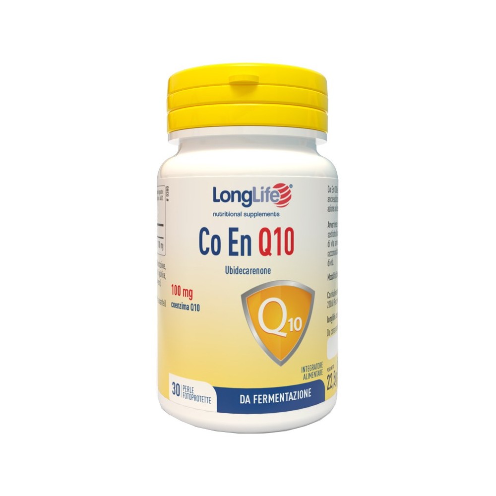 CO EN Q10 100 Mg integratore alimentare 30 perle Long Life