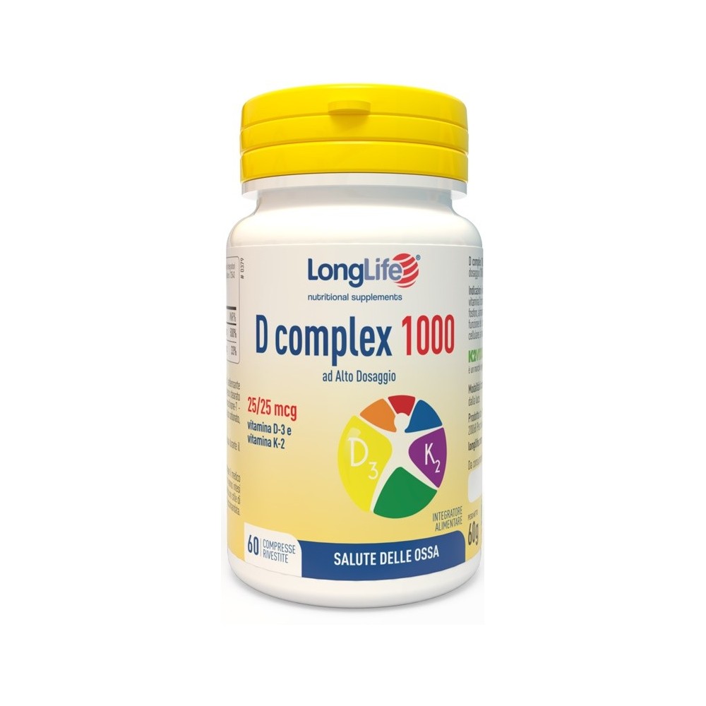 D COMPLEX 1000 integratore alimentare 60 compresse Long Life