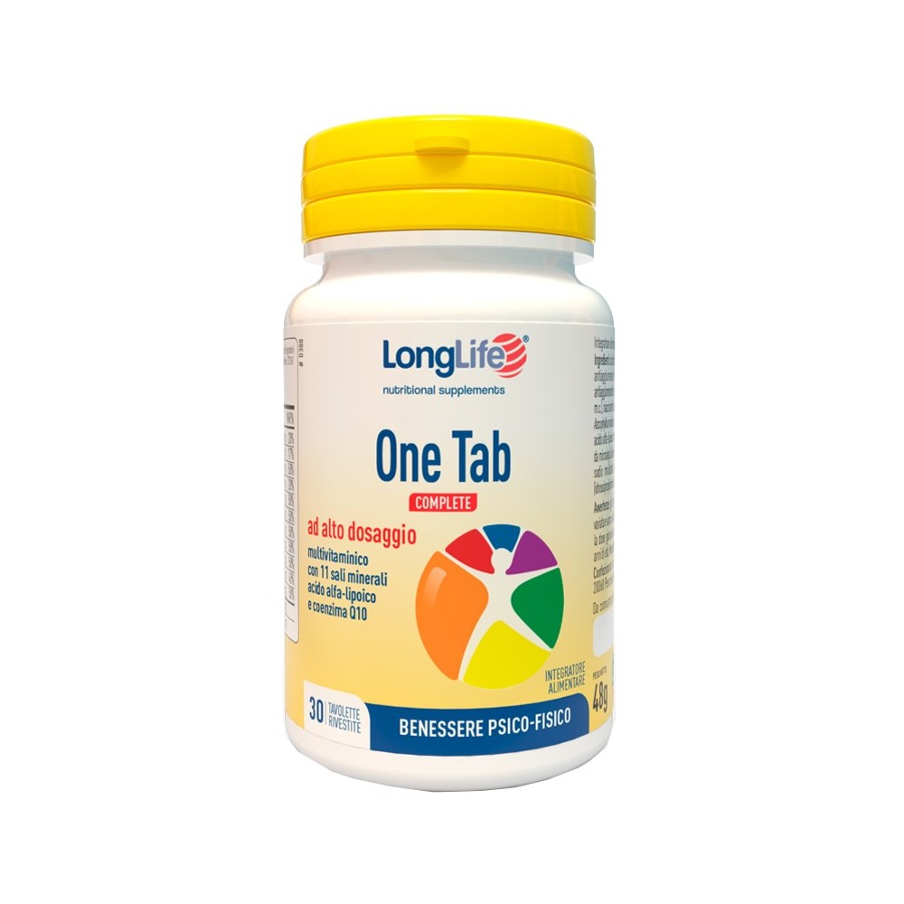 ONE TAB COMPLETE integratore alimentare 30 tavolette Long Life