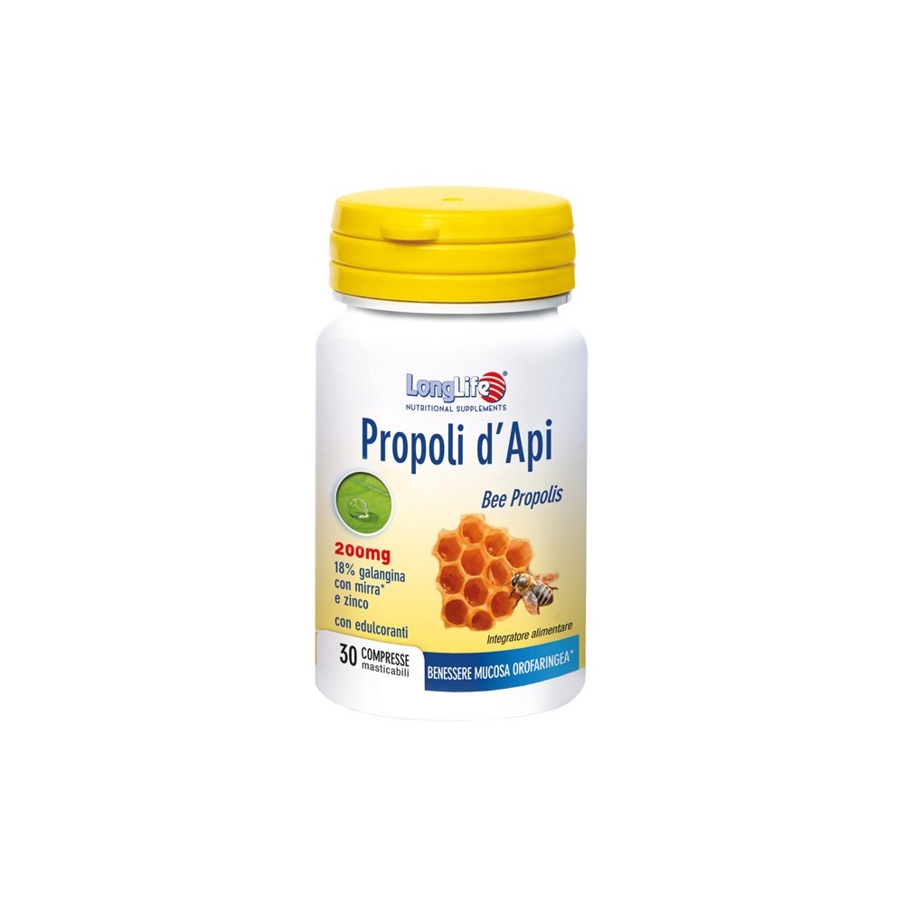 PROPOLI D'API integratore alimentare 30 compresse Long Life