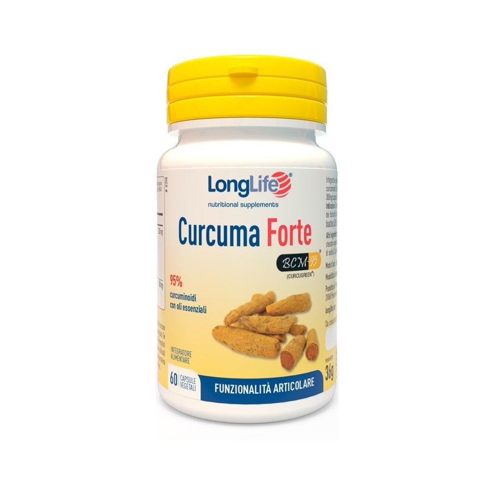 CURCUMA FORTE integratore alimentare 60 capsule Long Life