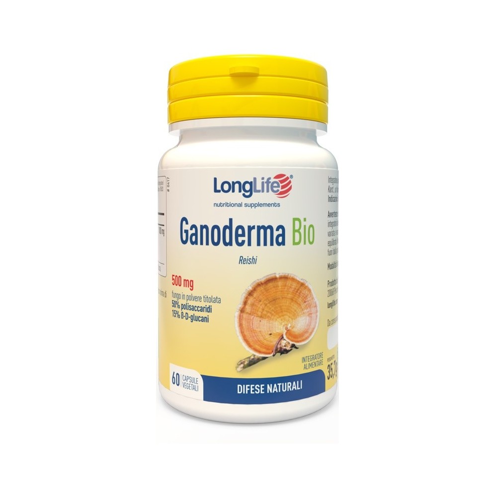 GANODERMA BIO integratore alimentare 60 capsule Long Life