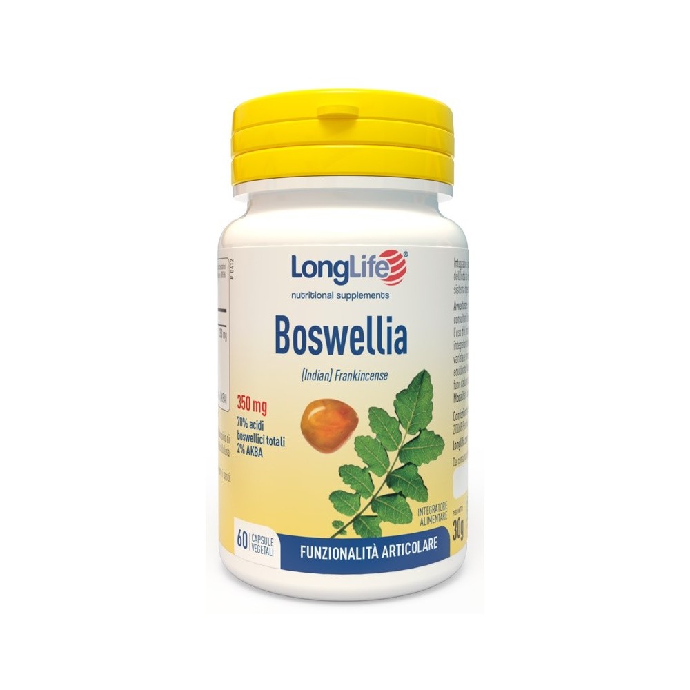 BOSWELLIA integratore alimentare 60 capsule vegetali Long Life