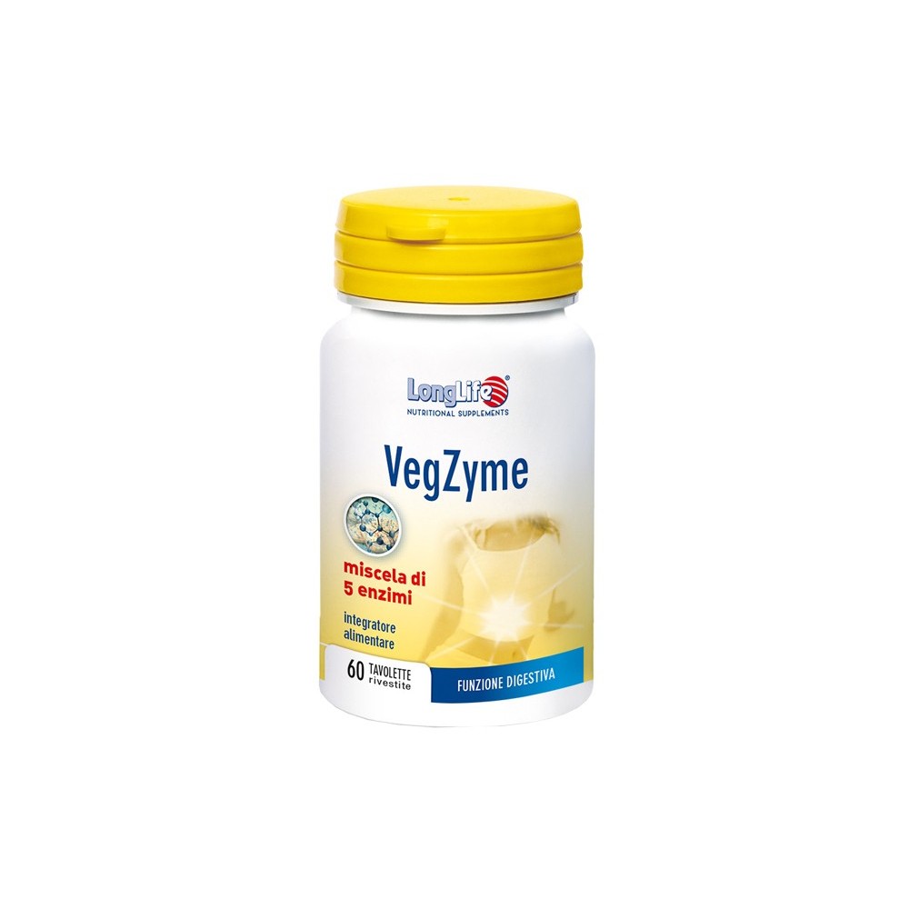 VEGZYME integratore alimentare 60 tavolette Long Life