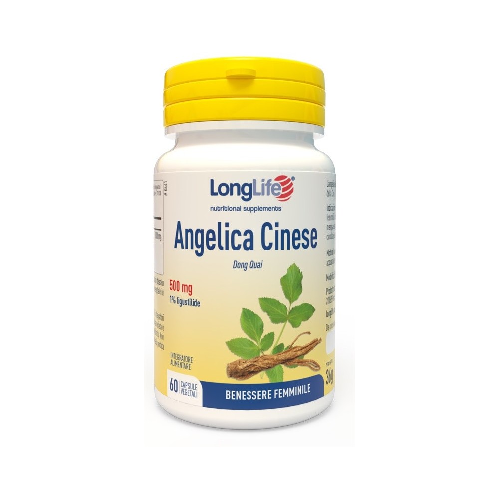 ANGELICA CINESE integratore alimentare 60 capsule Long Life