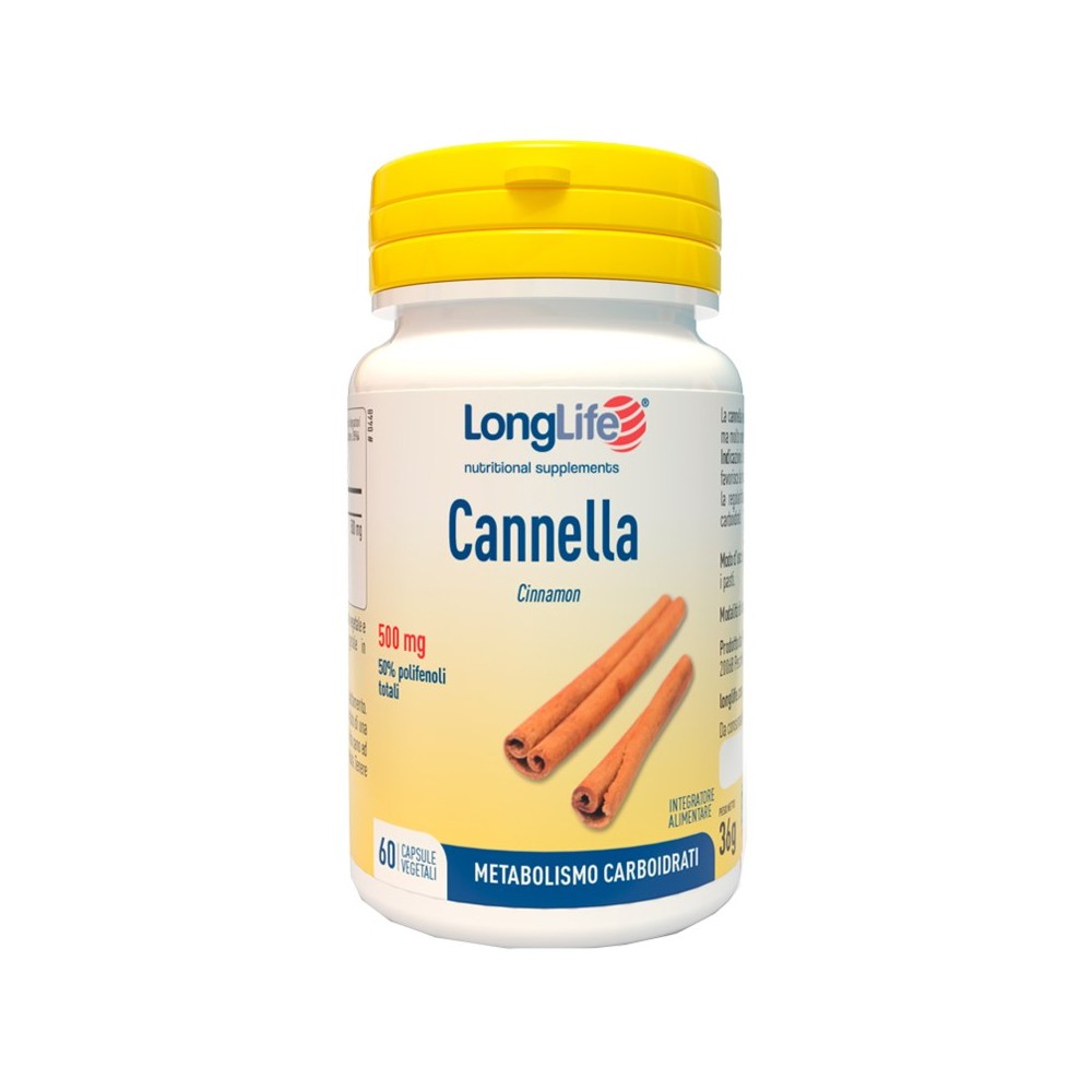 CANNELLA integratore alimentare 60 capsule Long Life