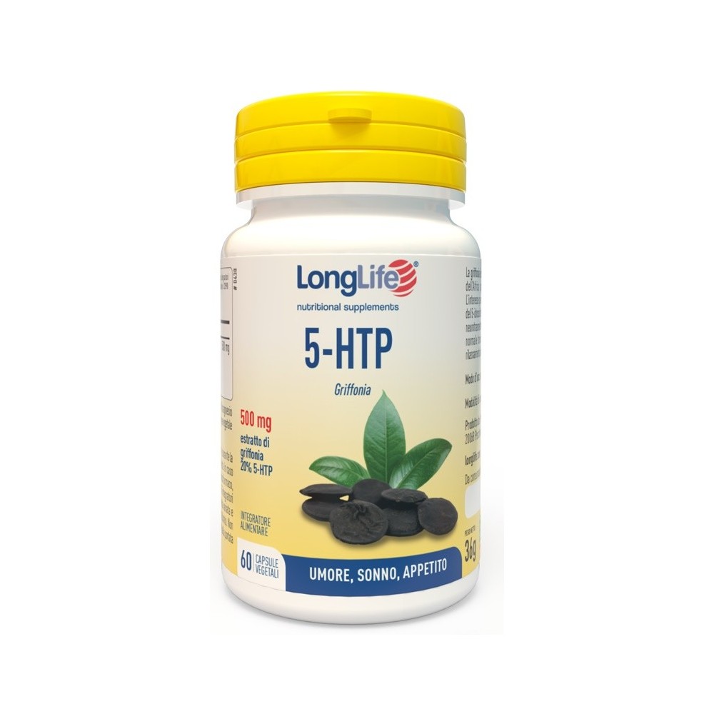 5-HTP integratore alimentare 60 capsule vegetali Long Life