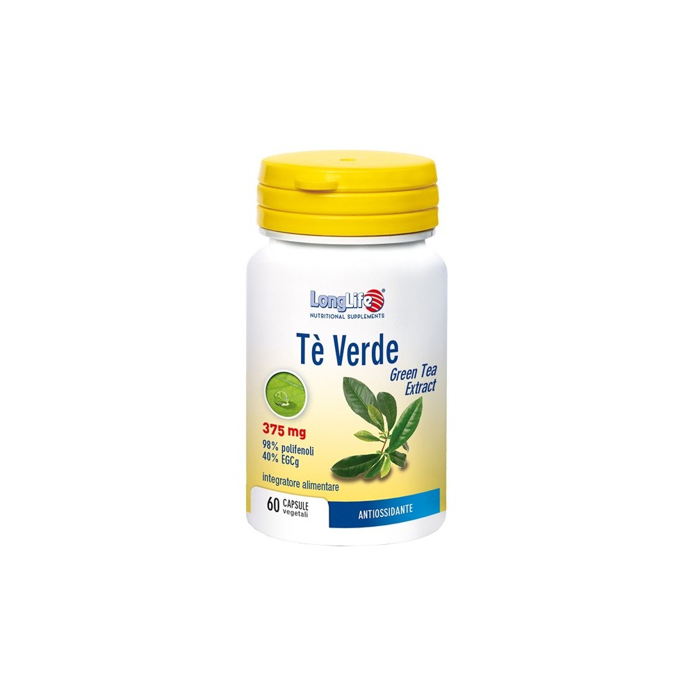 TE' VERDE integratore alimentare 60 capsule vegetali Long Life