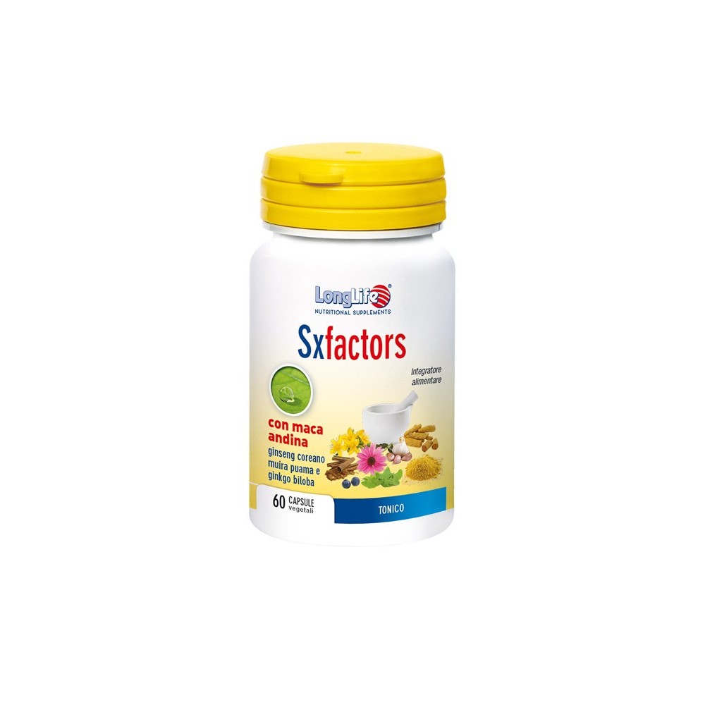 SX FACTORS integratore alimentare 60 capsule Long Life