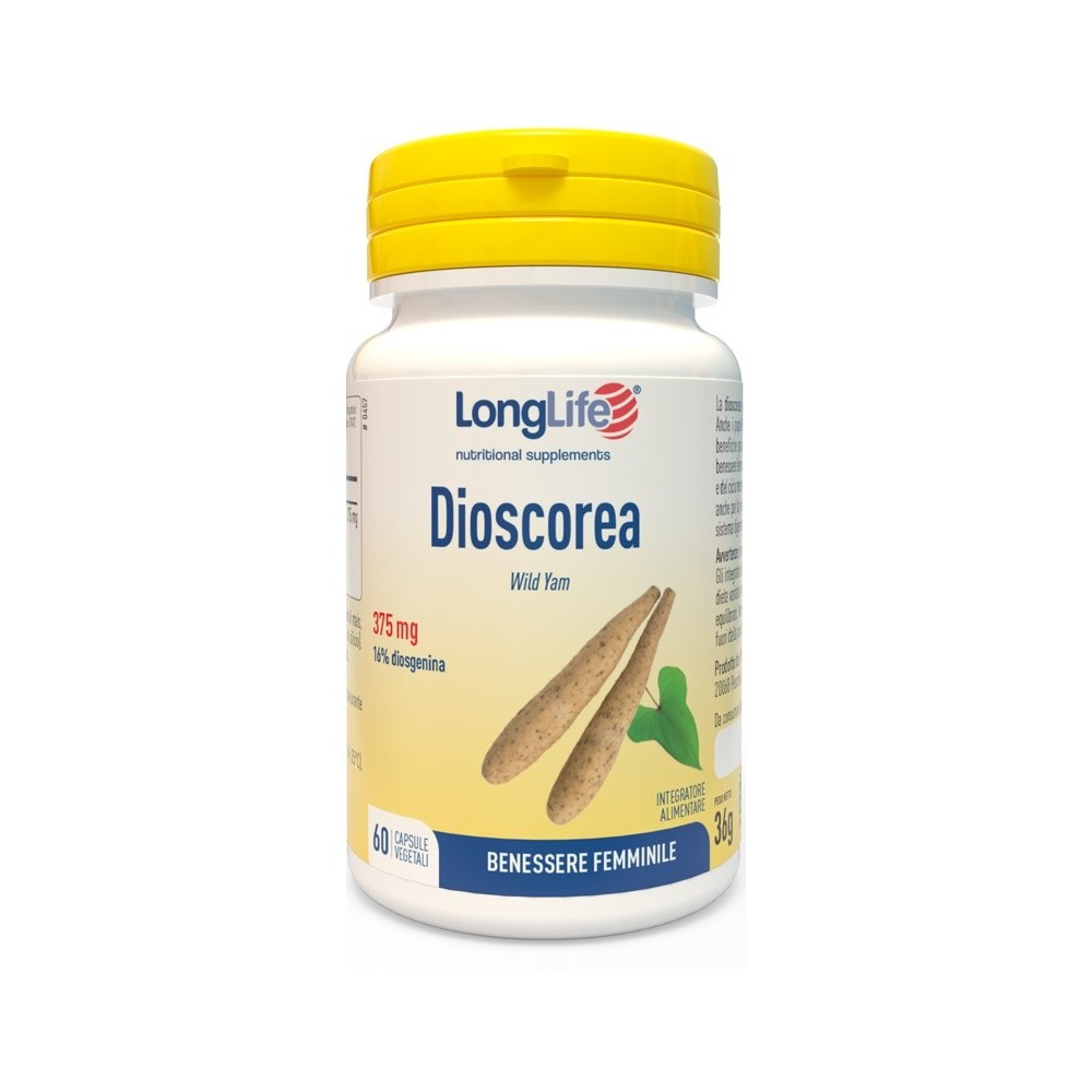 DIOSCOREA integratore alimentare 60 capsule Long Life