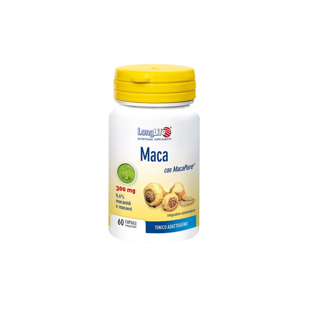 MACA integratore alimentare 60 capsule Long Life