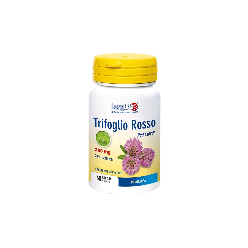 TRIFOGLIO ROSSO integratore alimentare 60 capsule Long Life