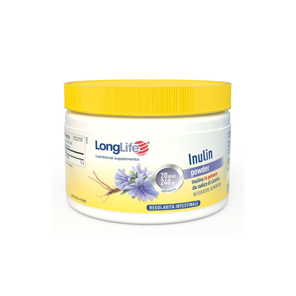 INULIN POWDER integratore alimentare in polvere 240 g Long Life