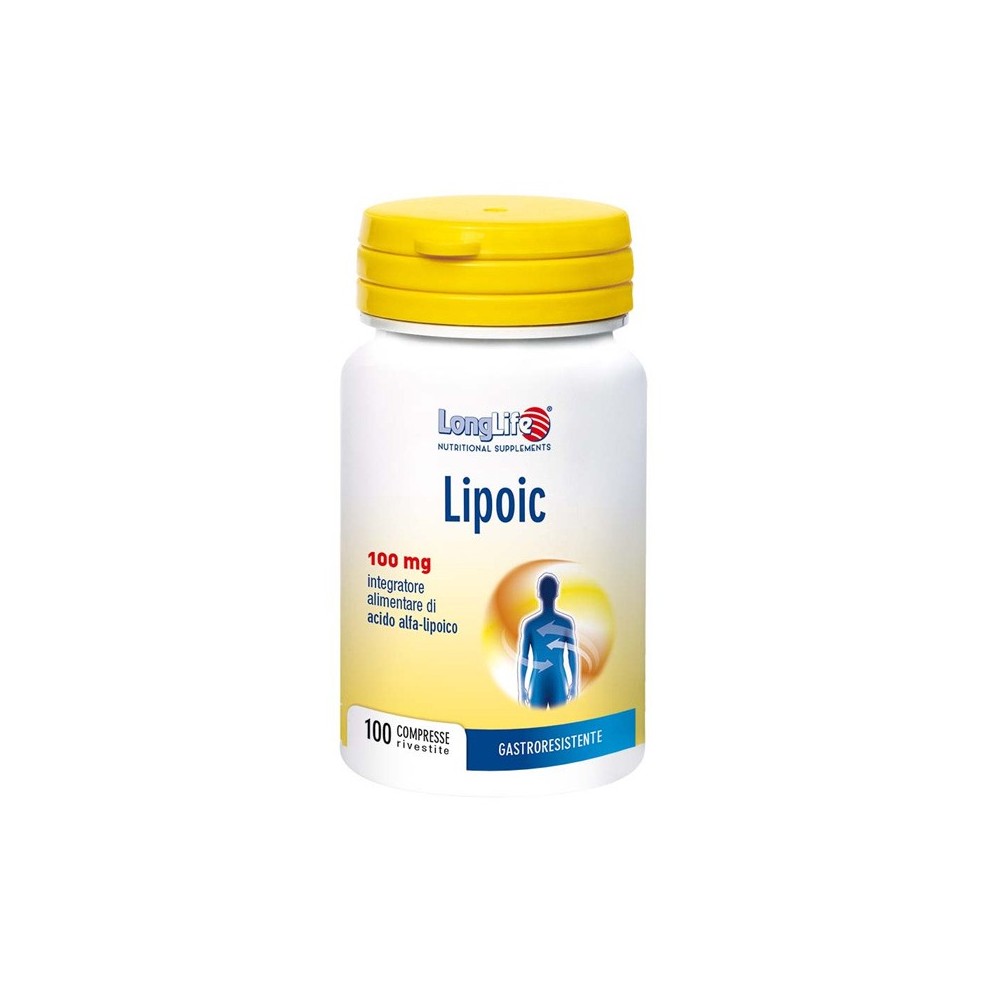 LIPOIC 100 Mg integratore alimentare 100 capsule Long Life