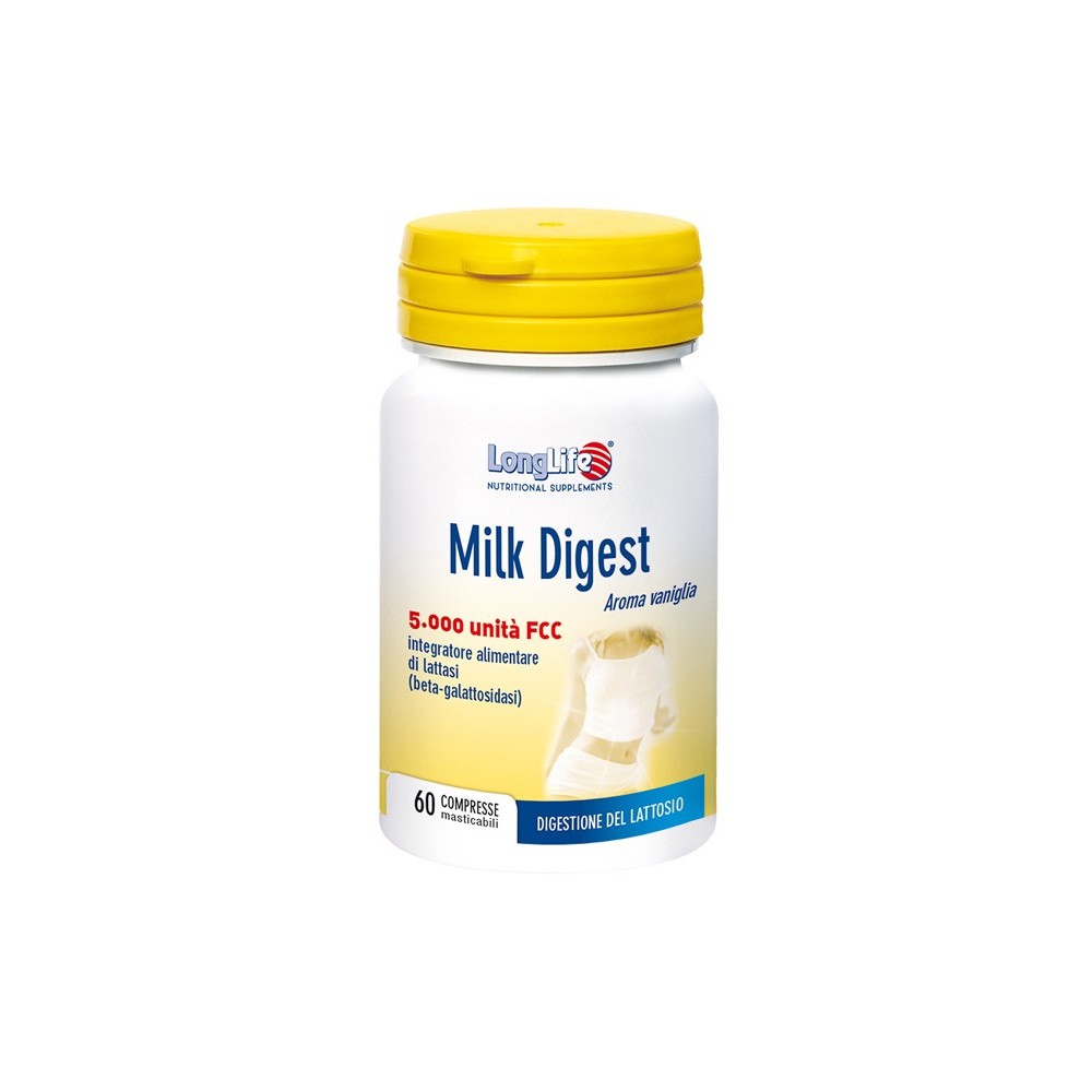 MILK DIGEST integratore alimentare 60 compresse Long Life