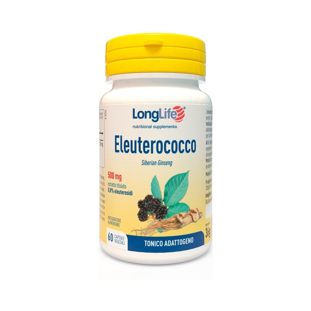 ELEUTEROCOCCO integratore alimentare 60 capsule Long Life