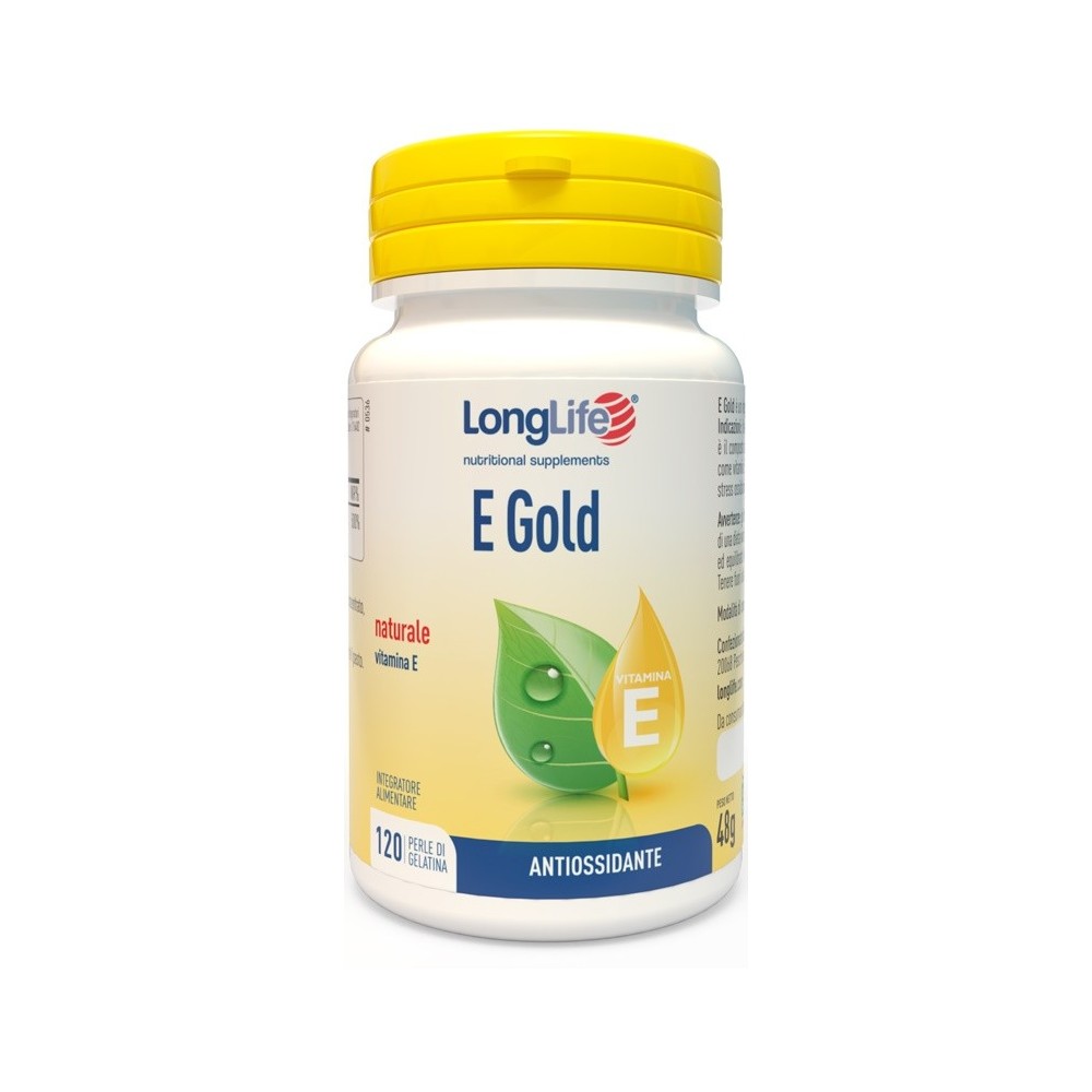 E GOLD 90 U.I. integratore alimentare 120 perle Long Life