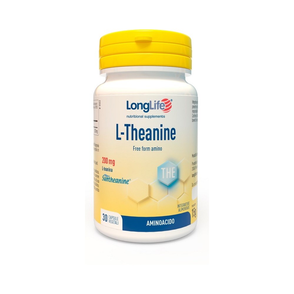 L THEANINE integratore alimentare 30 capsule Long Life