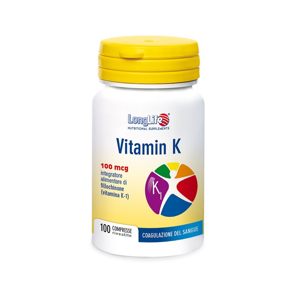 VITAMIN K integratore alimentare 100 compresse Long Life