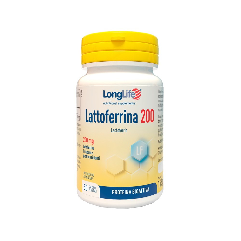 LATTOFERRINA 200 integratore alimentare 30 capsule Long Life