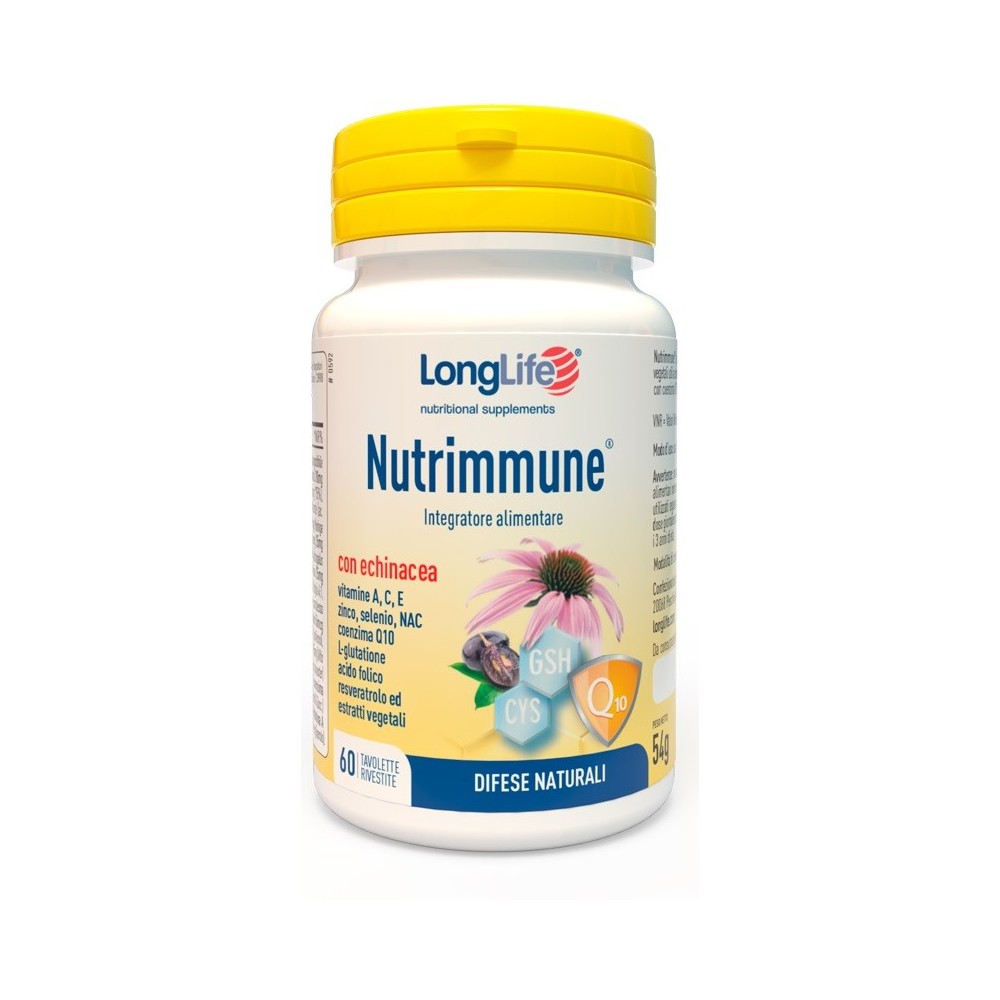 NUTRIMMUNE integratore alimentare 60 tavolette Long Life