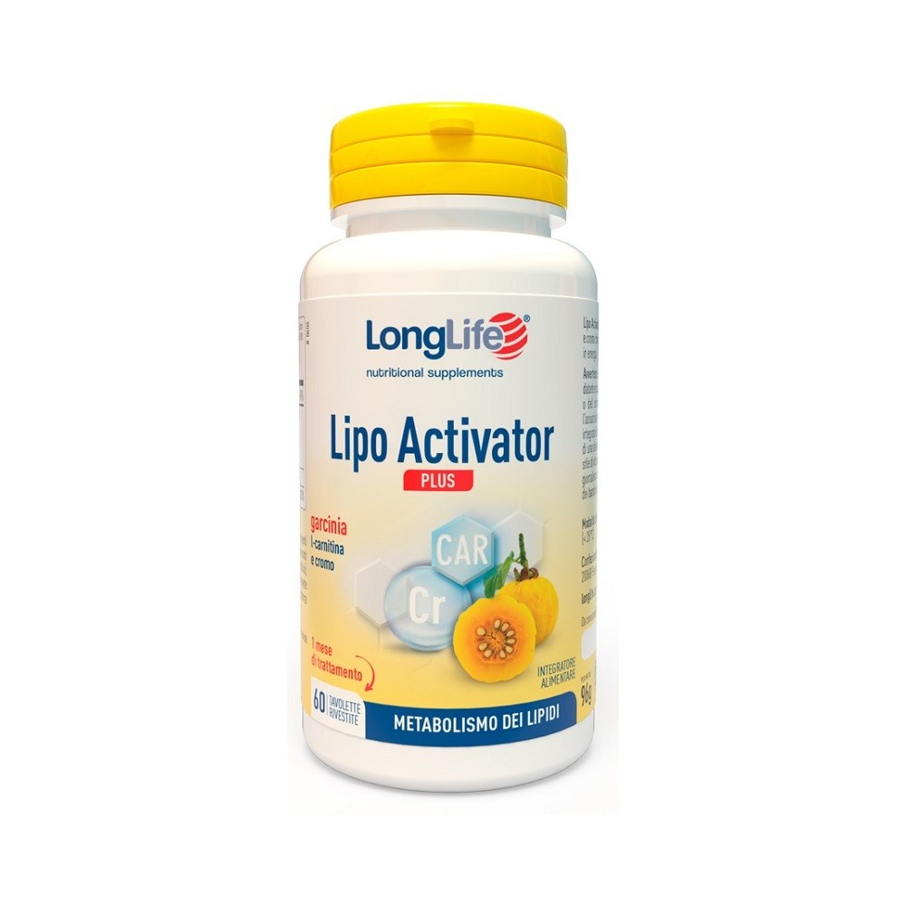 LIPO ACTIVATOR PLUS integratore alimentare 30 tavolette Long Life