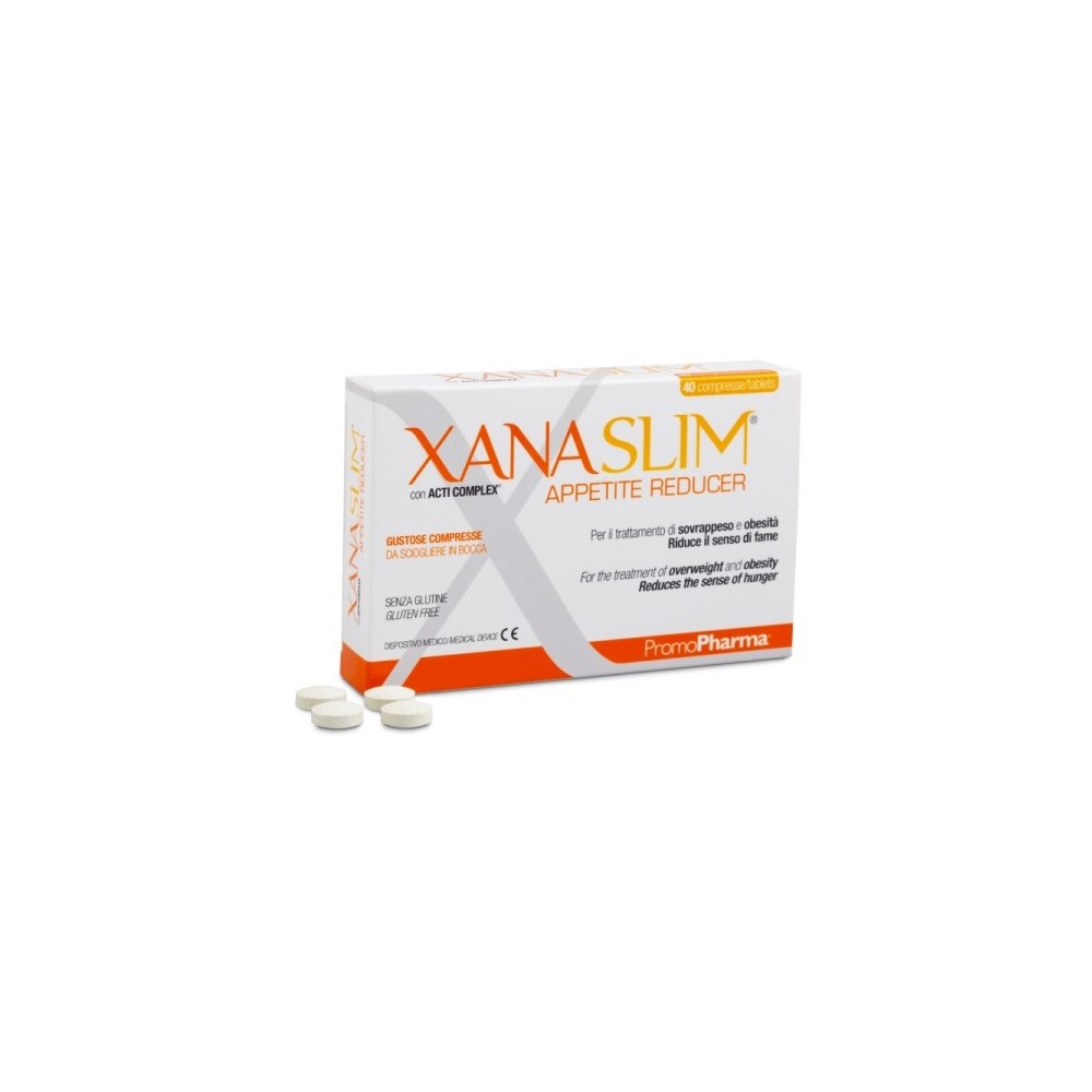 XANASLIM APPETITE REDUCER 40 COMPRESSE MASTICABILI