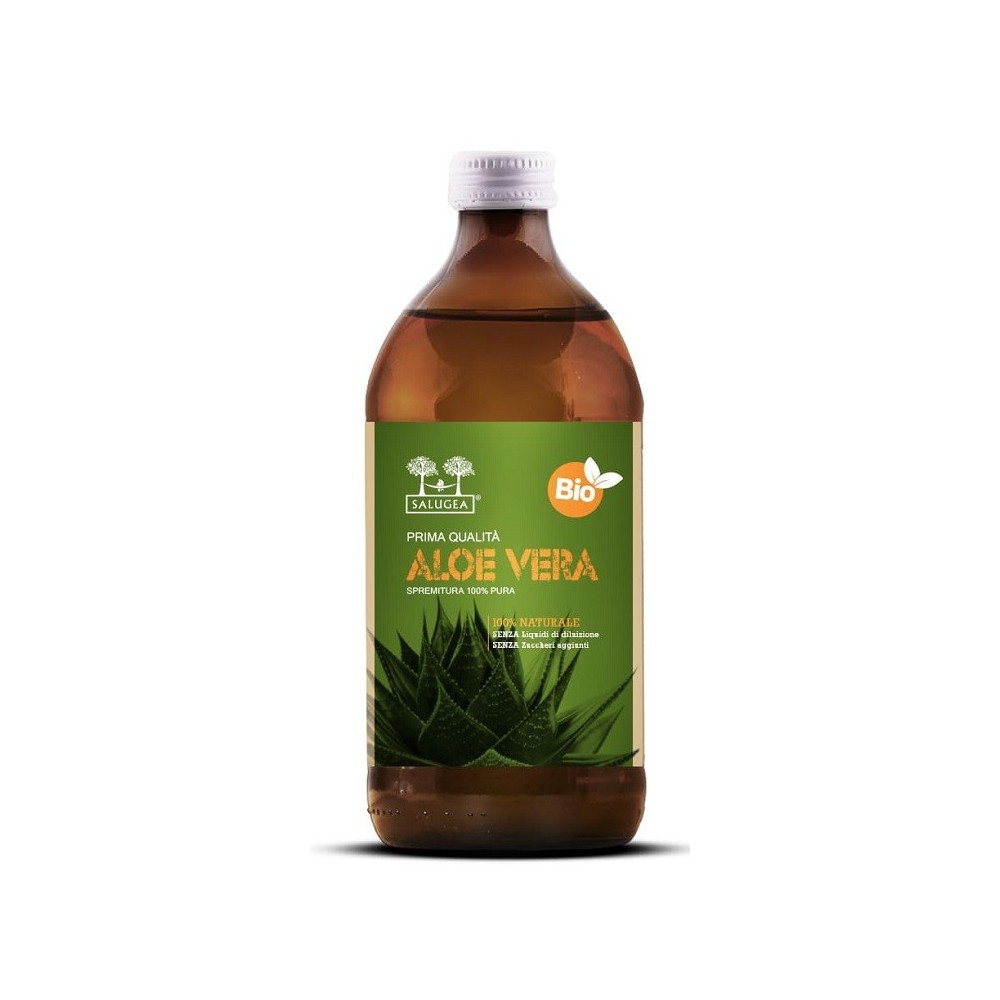 SUCCO DI ALOE VERA Bio integratore alimentare 500 ml Salugea