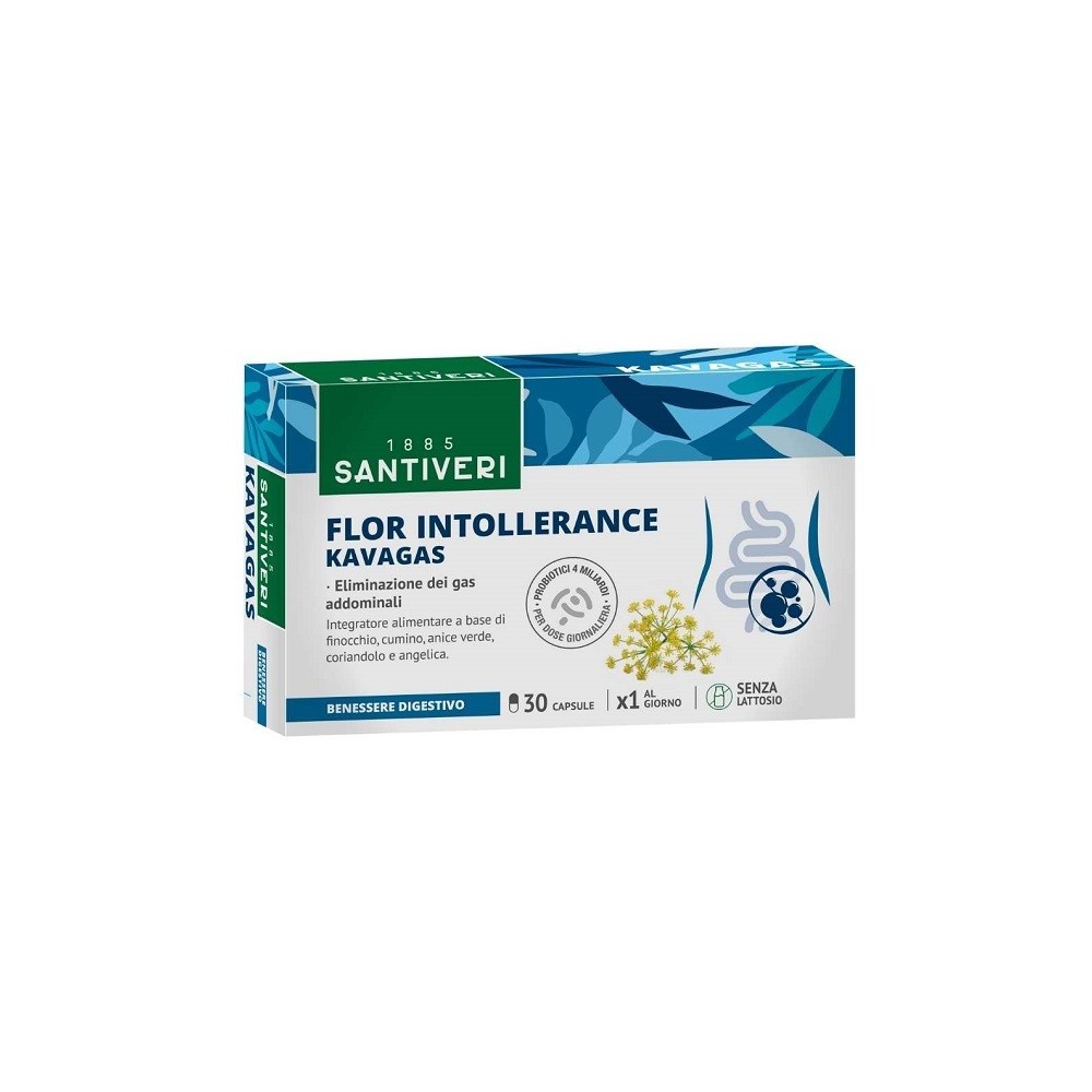 FLOR INTOLLERANCE KAVAGAS 30 CAPSULE