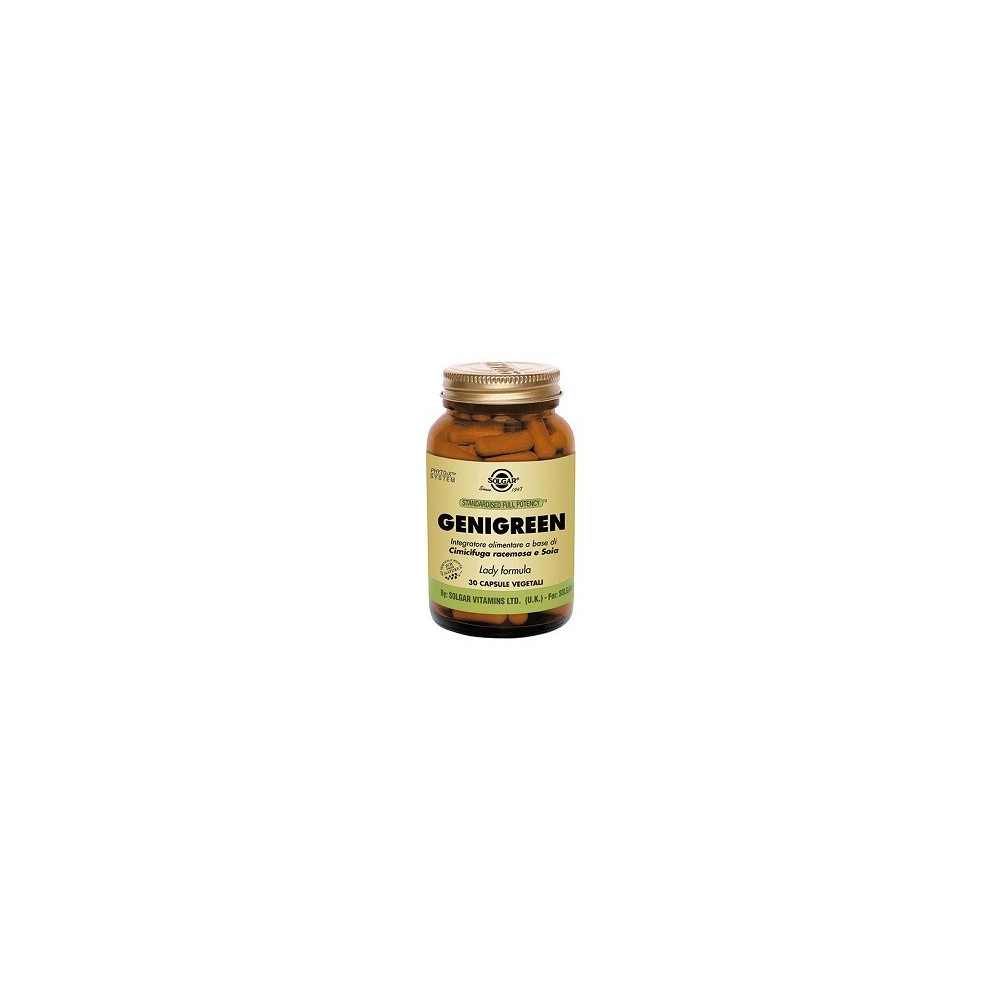 GENIGREEN integratore alimentare 30 capsule vegetali Solgar