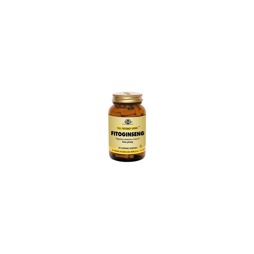 FITOGINSENG integratore alimentare 50 capsule vegetali Solgar