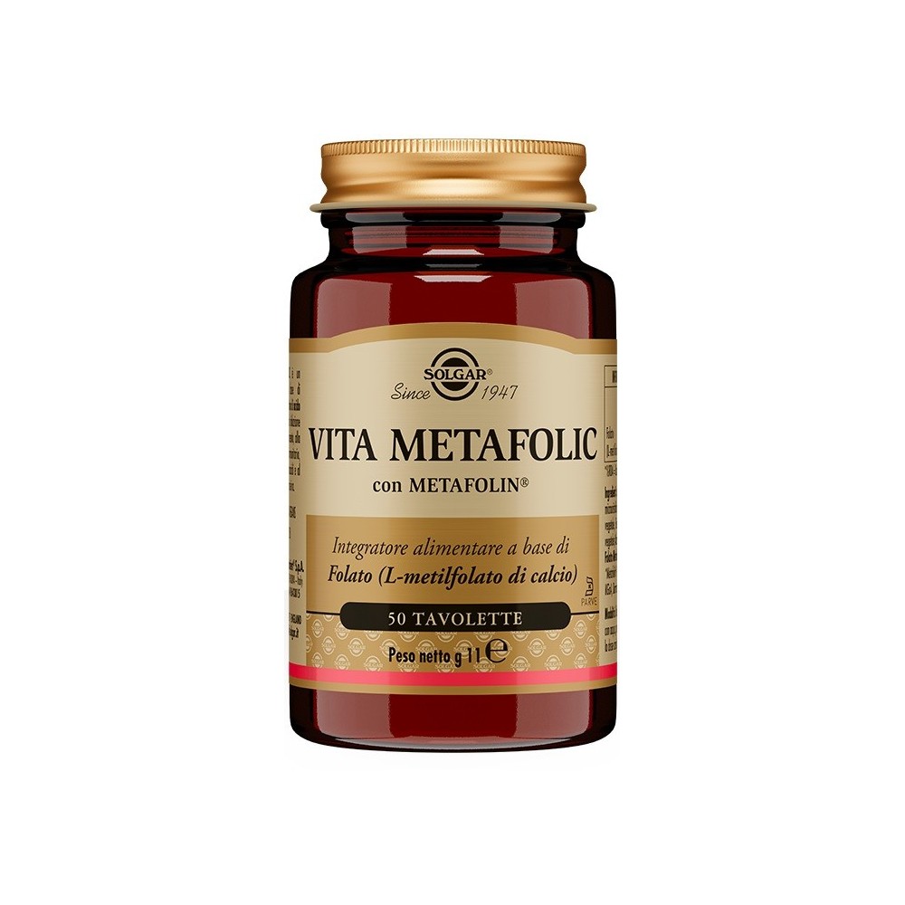 VITA METAFOLIC integratore alimentare 50 tavolette Solgar