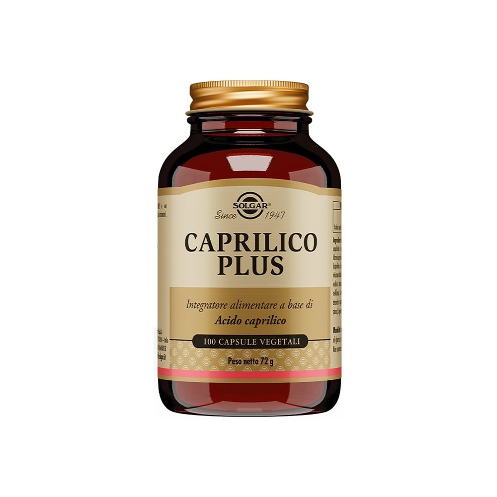 CAPRILICO PLUS integratore alimentare 100 capsule vegetali Solgar